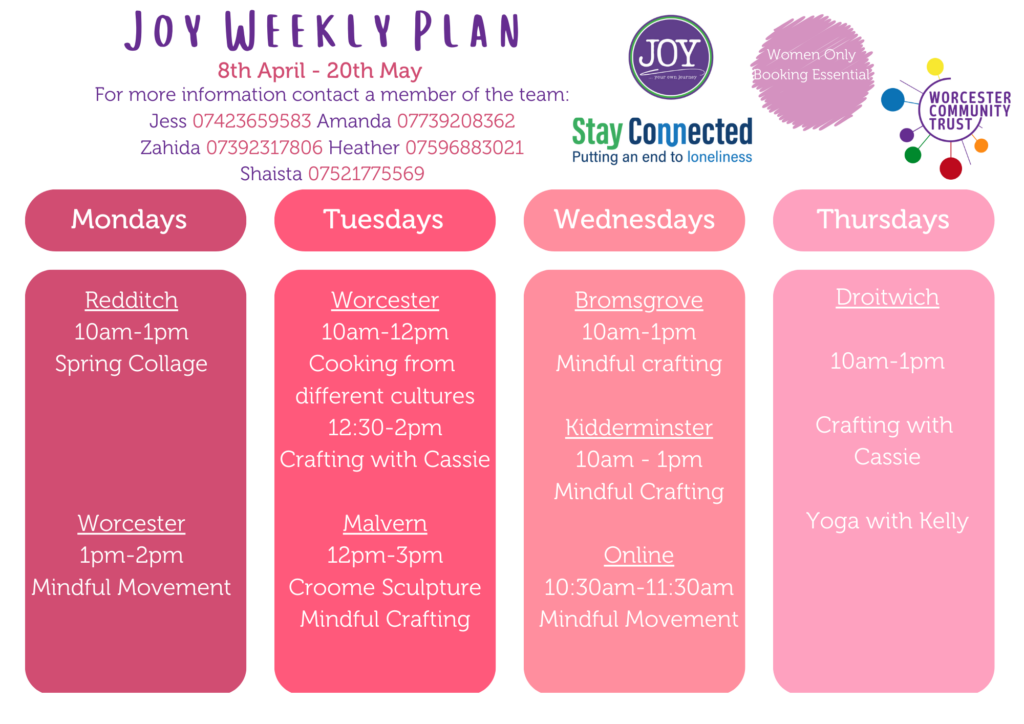 Joy Weekly Plan Summer 1
